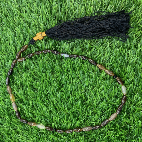 Aqeeq Sulemani Tasbeeh 5.5x12mm (100 Beads) - Image 2