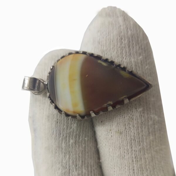 Sulemani Agate locket 37.80ct - Image 2
