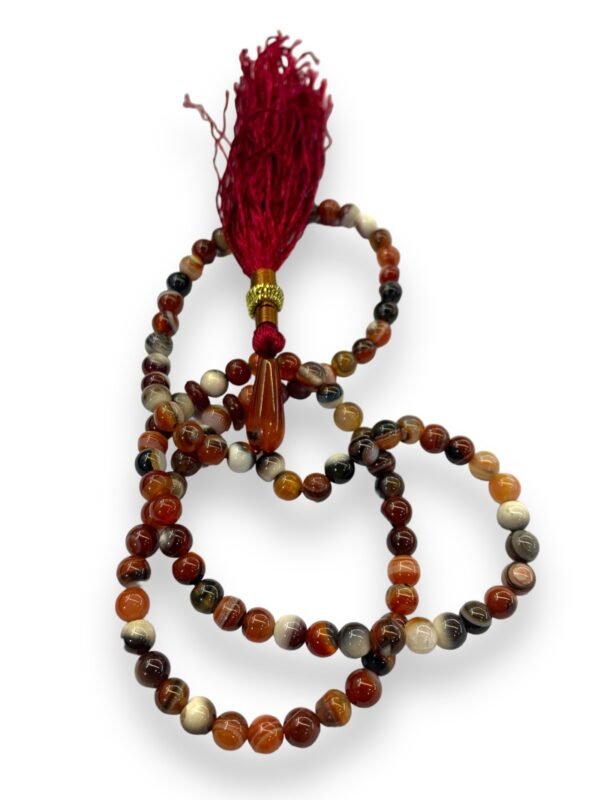 Aqeeq Sulemani Tasbeeh 6mm (100 Beads) - Image 3