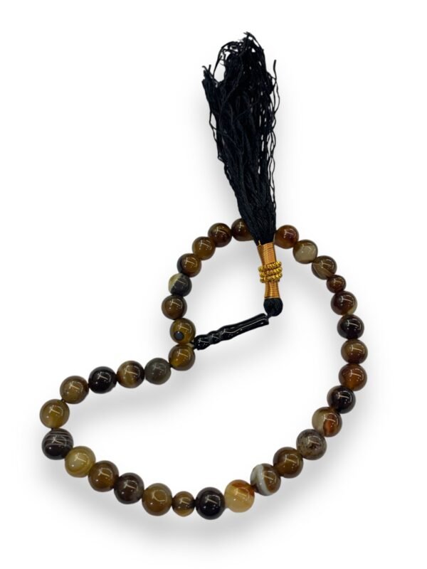 Aqeeq Sulemani Tasbeeh 8.5mm (33 Beads) - Image 3
