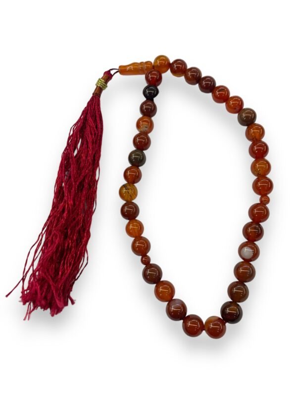 Aqeeq Yamni Tasbeeh 10mm (33 Beads) - Image 3