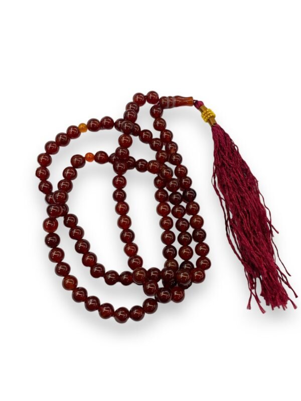 Aqeeq Yamni Tasbeeh 8mm (100 Beads) - Image 3