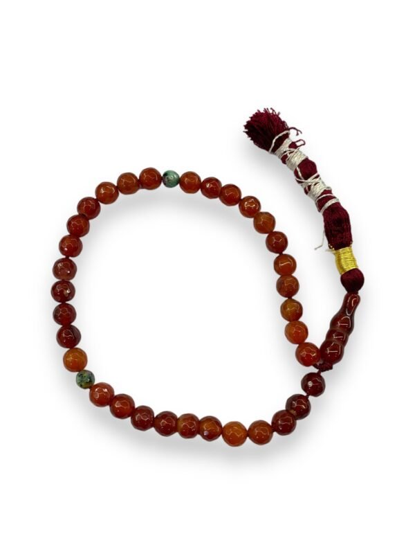 Aqeeq Yamni Tasbeeh 8mm (33 Beads Cutting) - Image 3