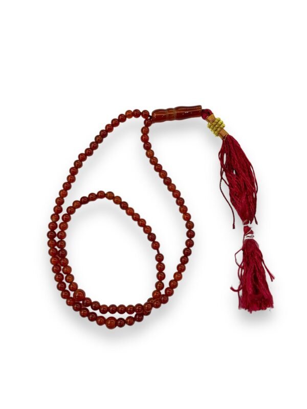 Aqeeq Yamni Tasbeeh 4mm (100 Beads) - Image 3
