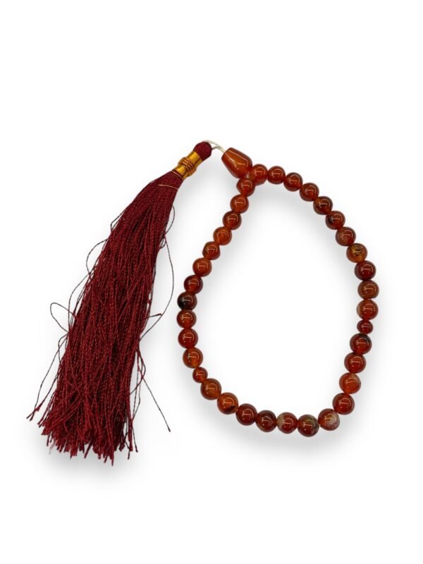 Aqeeq Yamni Tasbeeh 10mm (33 Beads) - Image 3
