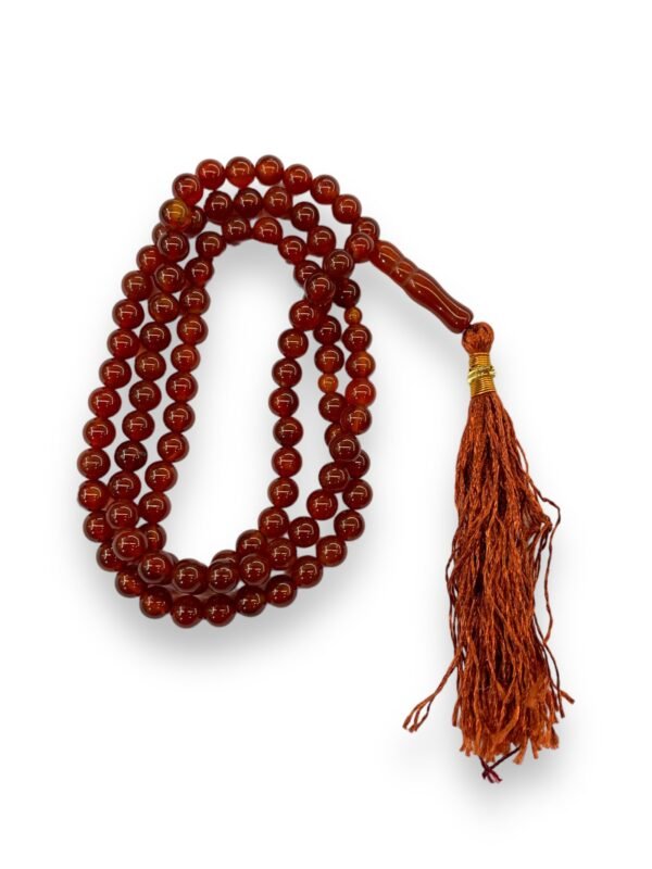 Aqeeq Yamni Tasbeeh 6mm (100 Beads) - Image 3