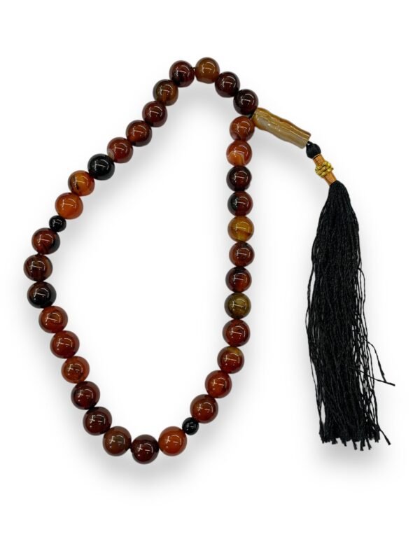 Aqeeq Sulemani Tasbeeh 10mm (33 Beads) - Image 3
