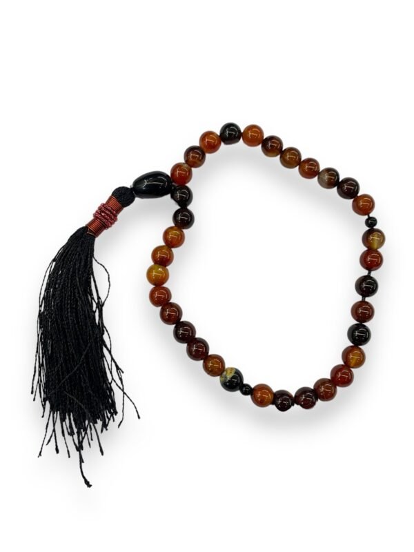 Aqeeq Sulemani Tasbeeh 8mm (33 Beads) - Image 3