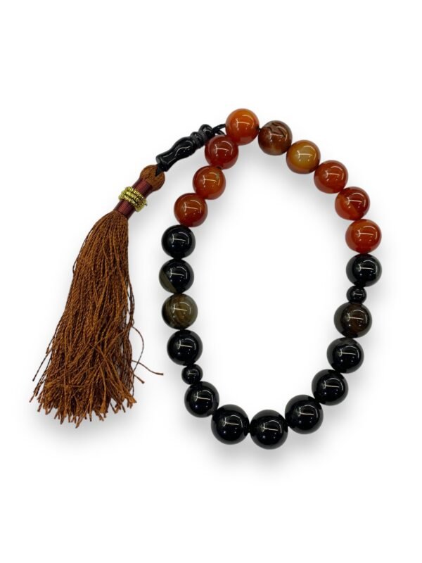 Aqeeq Tasbeeh(Imran Khan) 4mm (33 Beads) - Image 3