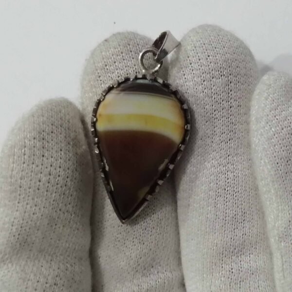 Agate Sulemani locket 34.80ct - Image 3