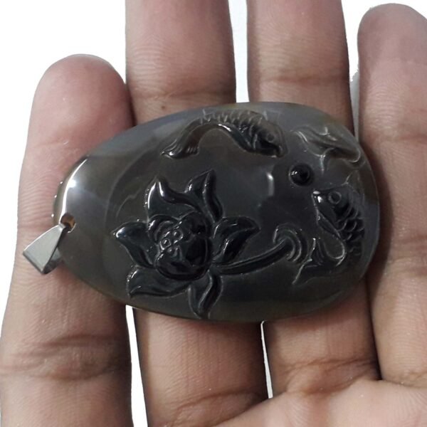 Agate locket 132.15ct - Image 2