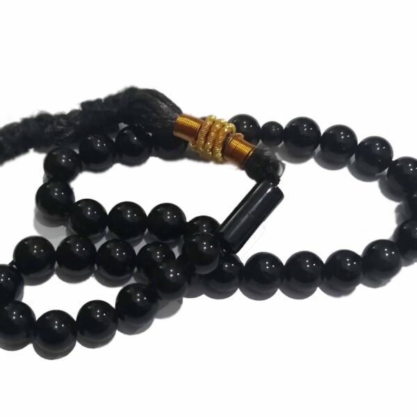Agate Black 33beads 8.30mm - Image 2