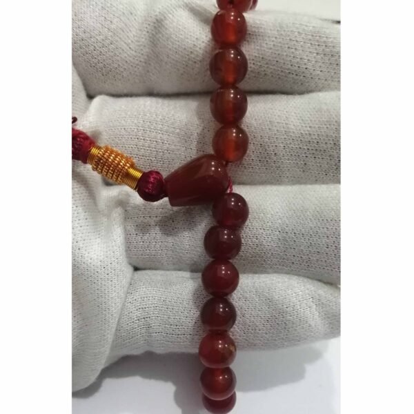 Agate Yamni 33beads 8.23mm - Image 3