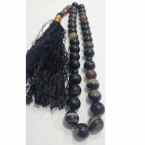 Sulemani Aqeeq 33beads 10.50mm - Image 2