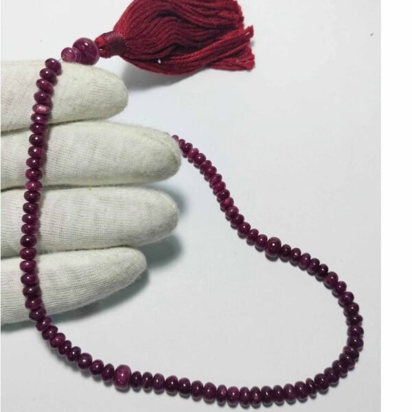 Ruby 5mm 33 beads - Image 2