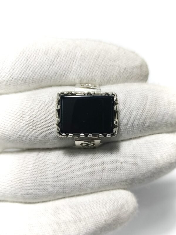 Black Aqeeq Ring