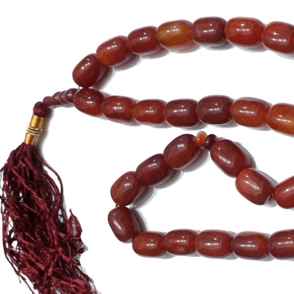 Agate Red 33beads 17mm